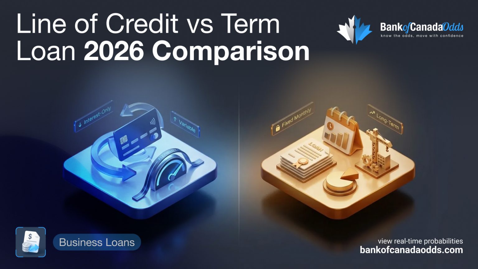 Line of Credit vs Term Loan Canada (2026 Comparison Guide)